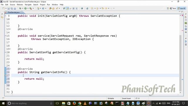 Servlet part 3 by phani kumar - Phani Soft Tech смотреть онлайн