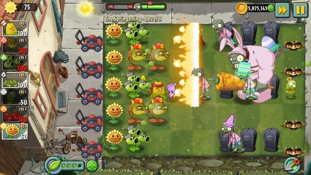 Plants vs Zombies 2 - The Springening Level 3 + DOWNLOAD смотреть онлайн