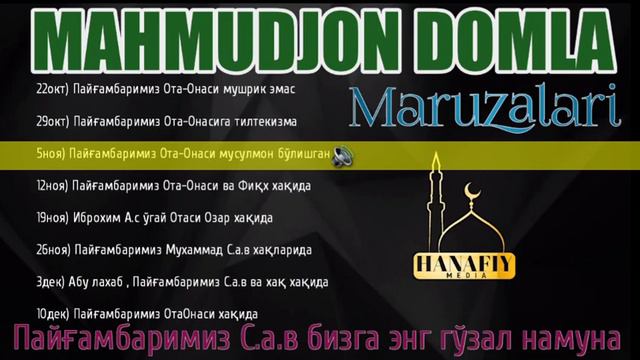 Бу гапни гапирганларни бошини эгворган маъруза •Долзарб• (1-qism) Махмуджон домла