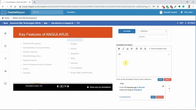 Video 5 - PDF annotation in CourseMapper смотреть онлайн