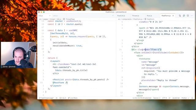 Part 9 (Thread Page) - Building forum software with Next and GraphQL смотреть онлайн