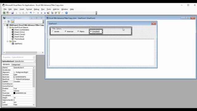 Excel VBA Advance Filter Copy Tagalog Tutorial