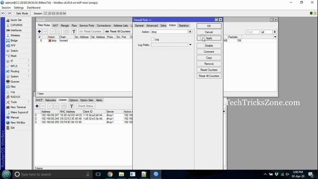 How to block user in MikroTik to access internet смотреть онлайн