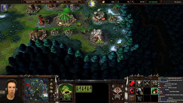 INSANE GAME GONE WRONG - Normal game BUT I must start TC - WC3 - Grubby смотреть онлайн