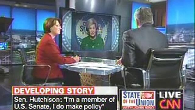 Sen. Hutchison discusses Supreme Court Nominee Sonia Sotomayor's confirmation process on CNN смотреть онлайн
