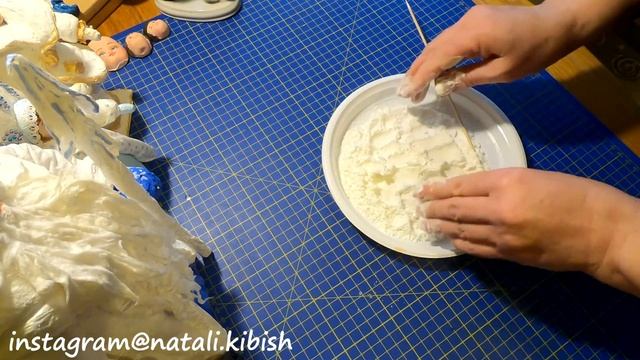 Ватная игрушка. Часть №1(2й способ). Создание формы для лица I Process Of Creating a Doll. смотреть онлайн