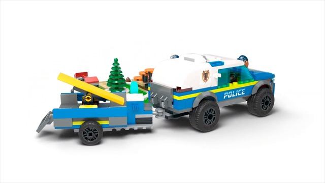 LEGO ЛЕГО City Дрессировка полицейской собаки на выезде 60369 смотреть онлайн