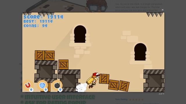 Jetpack game +Admob +IAP +Leaderboard +Achievement FREE DOWNLOAD смотреть онлайн