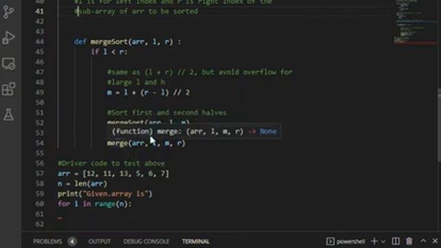merge sort like a pro part(3) смотреть онлайн