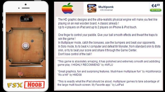 Multiponk Gameplay iOS HD смотреть онлайн