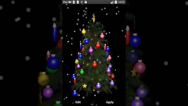 Christmas Tree 3D Wallpaper смотреть онлайн