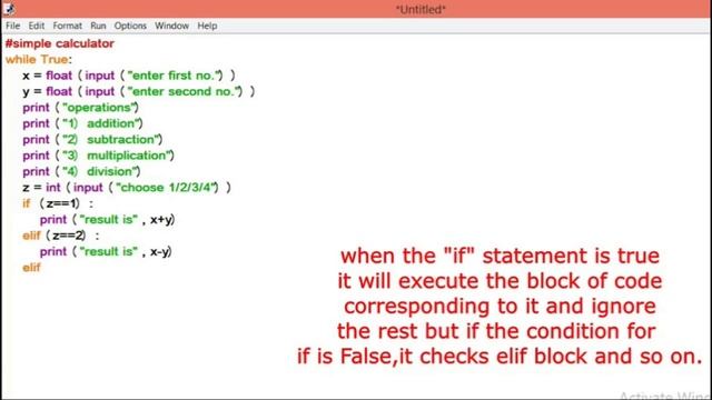 2)Simple Calculator program Python | Computer science with Python | Python Basics | By Khushi Jain смотреть онлайн