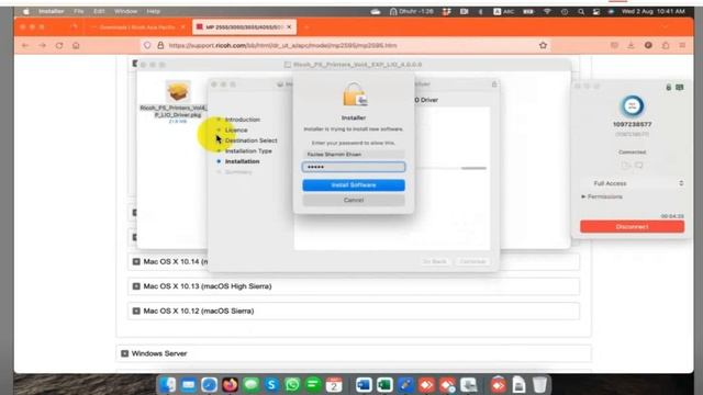 Add Ricoh Printer to Mac, setup printer on MacBook air, How to Add Network Printer on macOS Montere смотреть онлайн