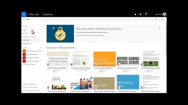 Office 365 - One Drive Basics Work or School смотреть онлайн