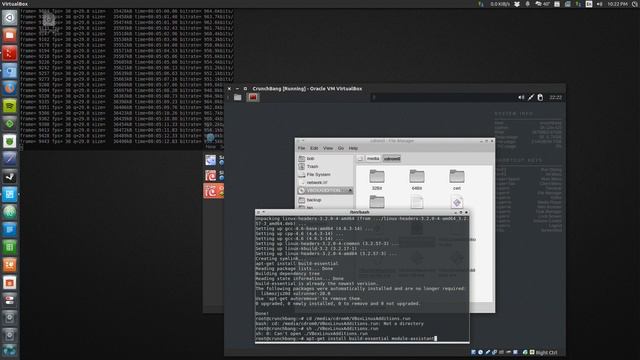 CrunchBang (Debian Wheezy 7x) setting up virtualbox guest additions. смотреть онлайн