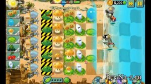 Big Wave Beach Day 30 - Plants vs Zombies 2 (Прохождение)