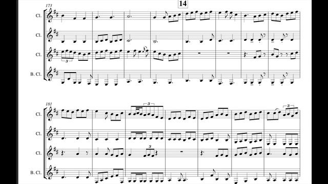 Celtic Music Trip to Skye for Clarinet Quartet (score) смотреть онлайн