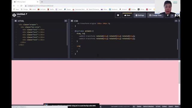 How to Make a 3D Picture Cube | Beginner HTML & CSS Tutorial смотреть онлайн