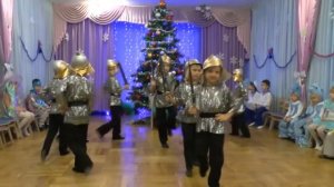 Новый 2017 год. Танец богатырей . Старшая группа детсада № 160 г. Одесса 2016