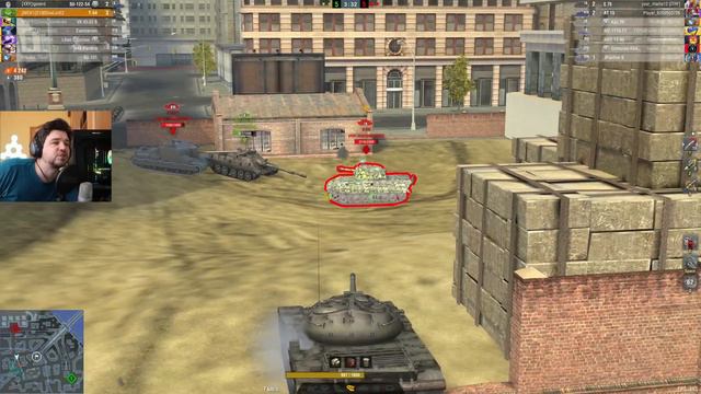 ЛЕГЕНДАРНЫЙ ТАНК ТАЩИТ НА ДИКОМ СКИЛЕ ● ЧТО ТВОРИТ ЭТОТ НЕ СТАТИСТ ● WoT Blitz смотреть онлайн