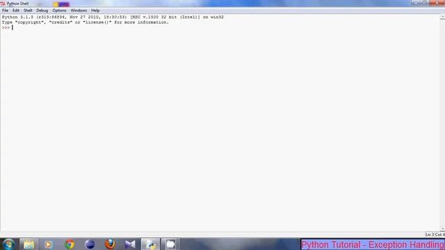 python tutorials 14 - Exception Handling смотреть онлайн