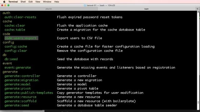 Criando seus próprios comandos no Artisan смотреть онлайн
