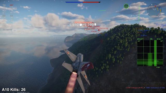 Anti-A10 Patrol - War Thunder Supersonic MiGs смотреть онлайн
