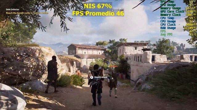 RTX 2060 Super más NIS. NVIDIA Image Scaling en Assassin's Creed Odyssey. 4k, 1440p, 1080. смотреть онлайн