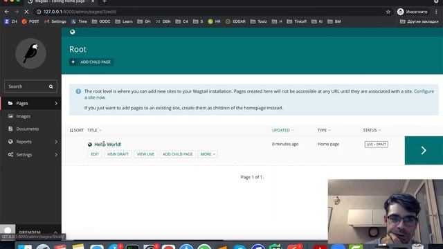 WagTail - Django Content Management System - First Look. смотреть онлайн