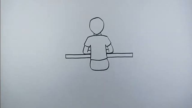 How To Draw A Person Sitting Down Back View | Drawing Ideas For Beginners