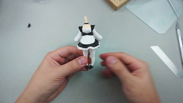 Adorable Maid Ganyu 💕 Genshin Impact - Anime Chibi Clay Figure