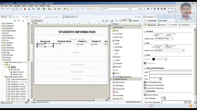 Design Jasper Report in Java Eclipse смотреть онлайн