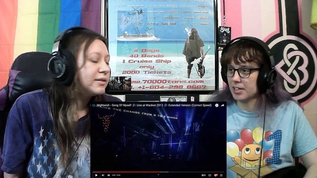 Nightwish- "Song Of Myself" Reaction // Amber and Charisse React смотреть онлайн
