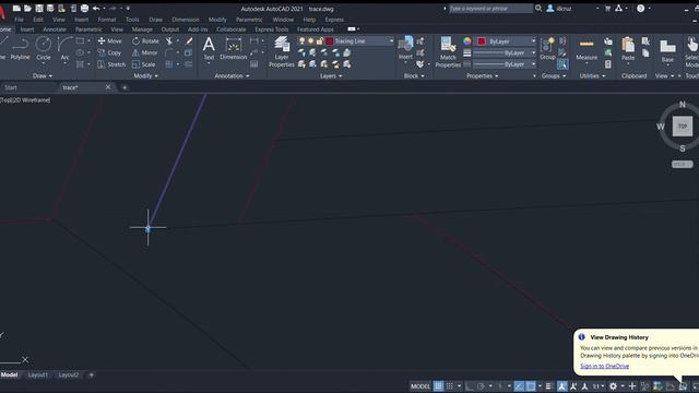 Autodesk AutoCAD 2021 trace dwg 2021 05 30 00 33 32 смотреть онлайн