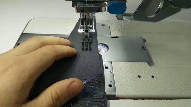 Поворот на двухигольной швейной машине Jack 58450j смотреть онлайн