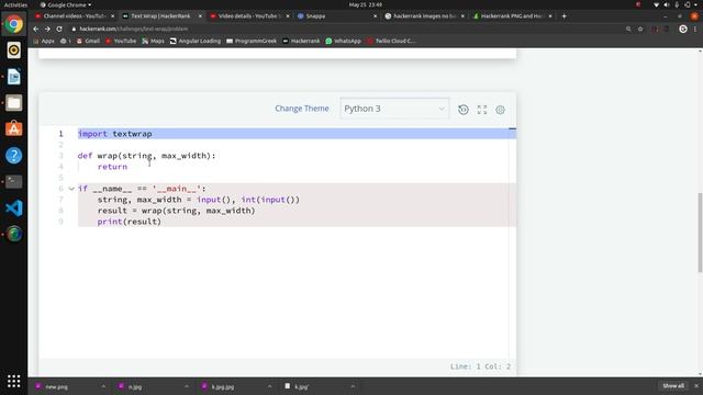 #22 : Text Wrap | Hackerrank Python Solution смотреть онлайн