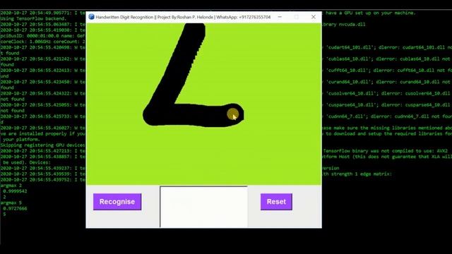 Handwritten Digit Recognition Using Python Project Source Code смотреть онлайн