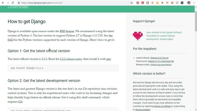 Installing Django in 2019 (LTS) смотреть онлайн