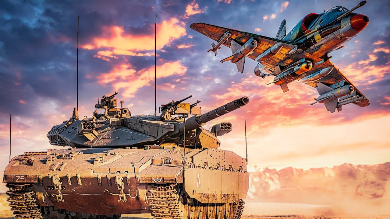 Реальные возможности танка Merkava Mk.2D | War Thunder смотреть онлайн