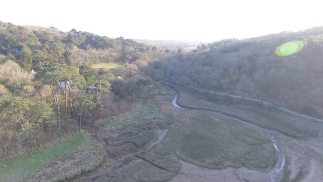 Le Loc'h vue du ciel, Landévennec Finistère смотреть онлайн
