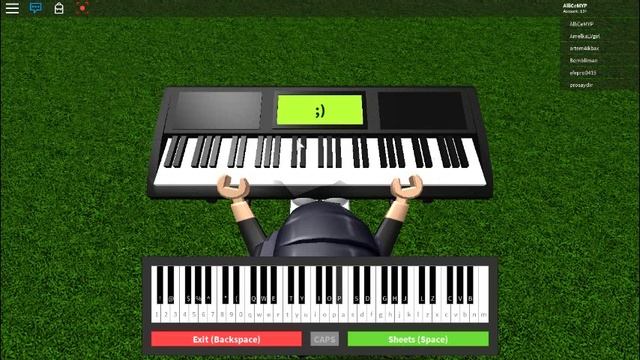 Roblox | Как на пианино сыграть Fedad | How to play Fedad on the piano смотреть онлайн