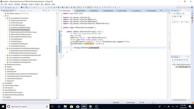 HeadlessBrowserTesting using HTMLUnitDriver in SeleniumWebDriver Java смотреть онлайн