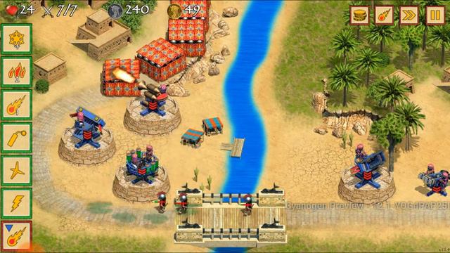 Defense Of Egypt: Cleopatra Mission - Level 1-3 Tower Defense Game