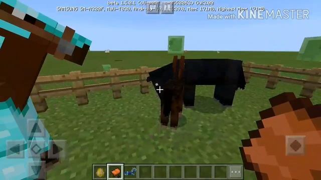 Как оседлать лошадь в майнкрафт пе 1.5.0.1 смотреть онлайн