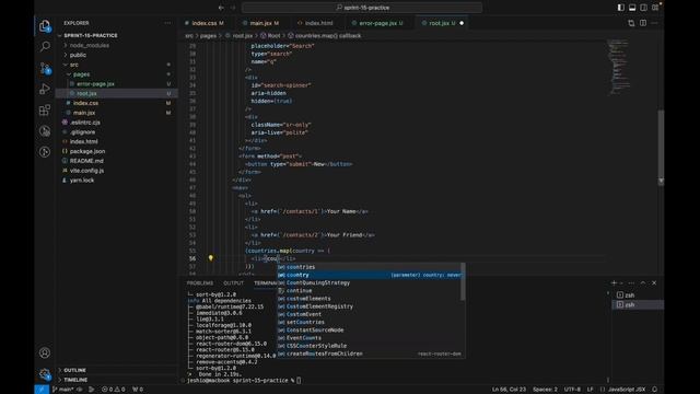 Работа с API в React и как использовать Vite и React-Router / Sprint 15 смотреть онлайн
