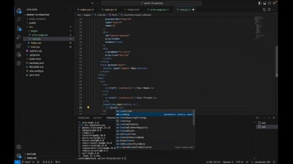 Работа с API в React и как использовать Vite и React-Router / Sprint 15