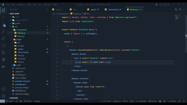 Next JS Online Shop Project - Navbar & Progress bar (08) Urdu/Hindi смотреть онлайн