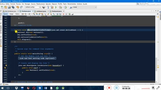 Abrir Varios JFRAME de un JFRAMe con barra de menu en java netbenas смотреть онлайн