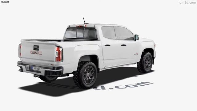 GMC Canyon Crew Cab AT4 2020 3D model by Hum3D.com смотреть онлайн