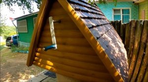 Домик для колодца, своими руками